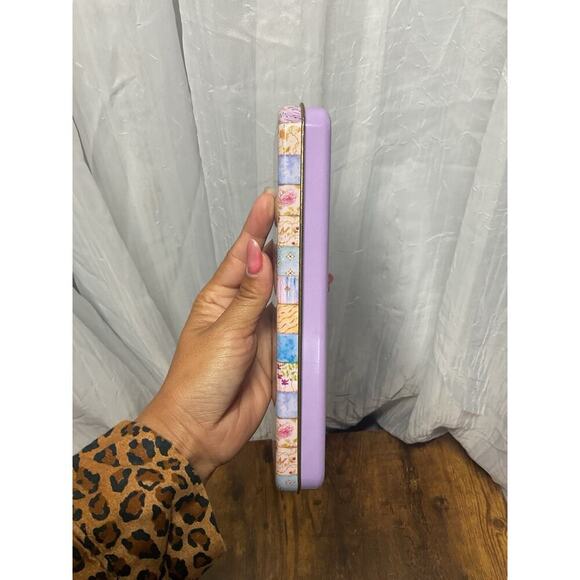 Vintage VHTF Metal Hinged Boxes Box Cat Kitten Tabby Debby Cook htf ~7.5x3.75" - Picture 4 of 8